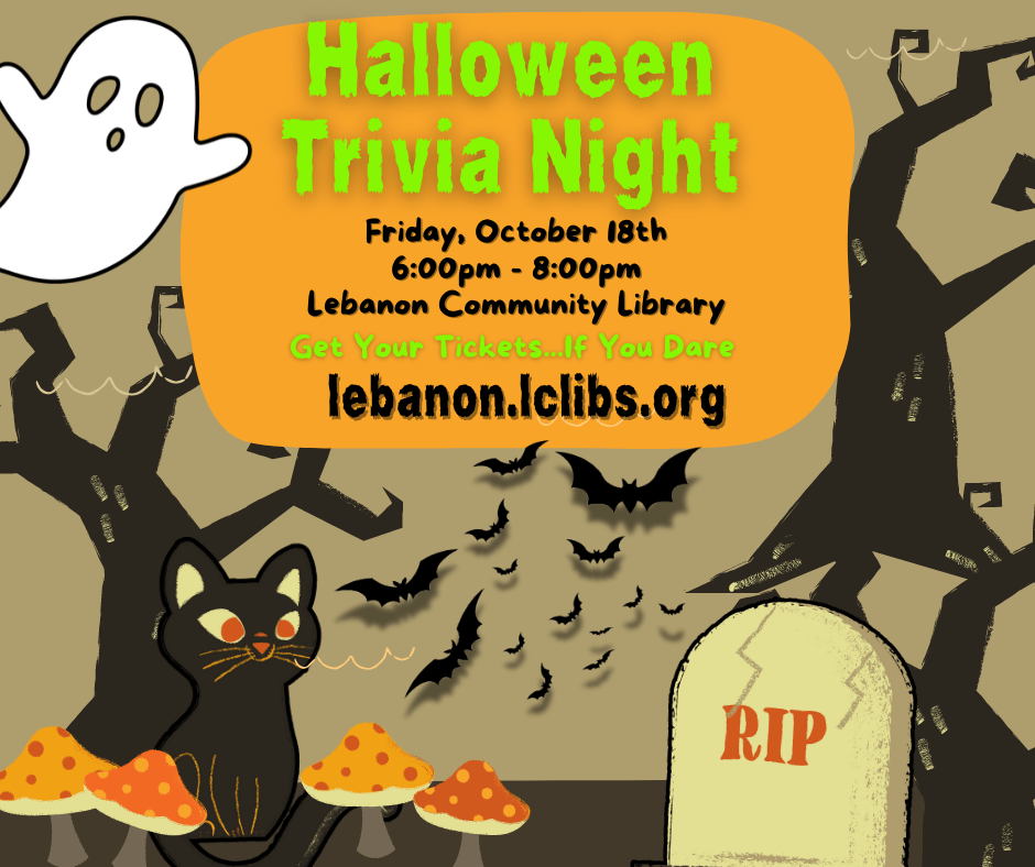 Halloween Trivia Night Oct 18