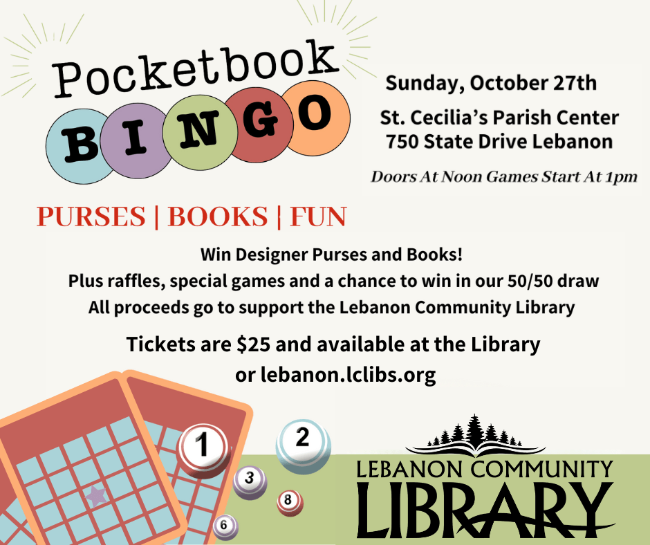 Pocketbook Bingo October 27