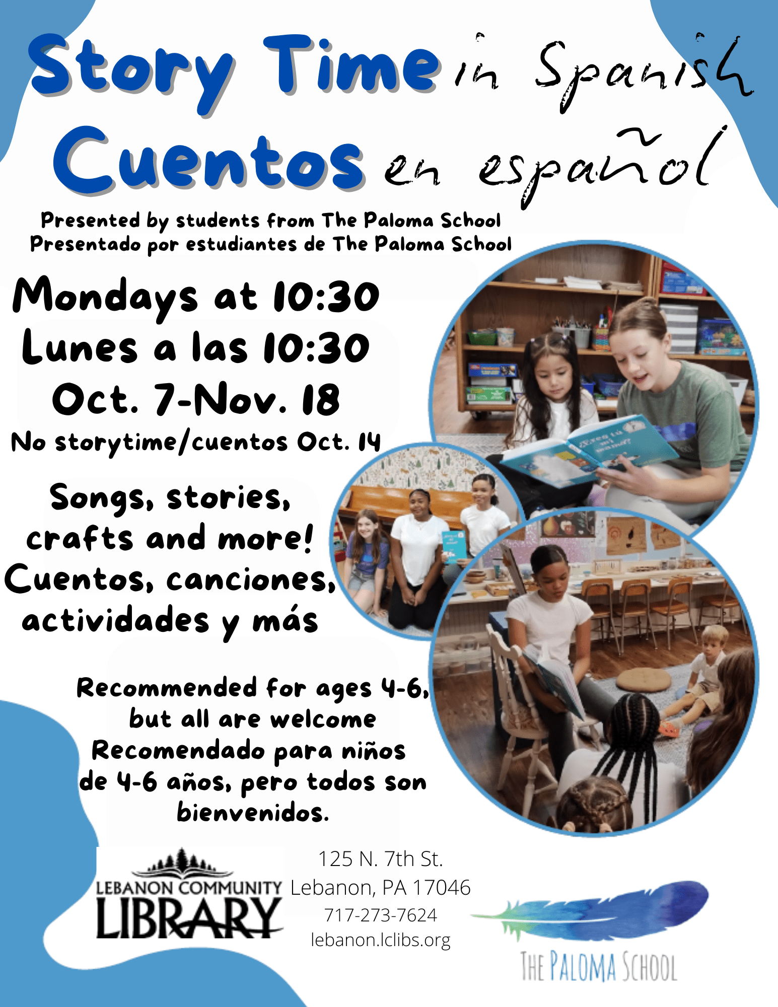 Spanish Storytime/ Cuentos en Espanol