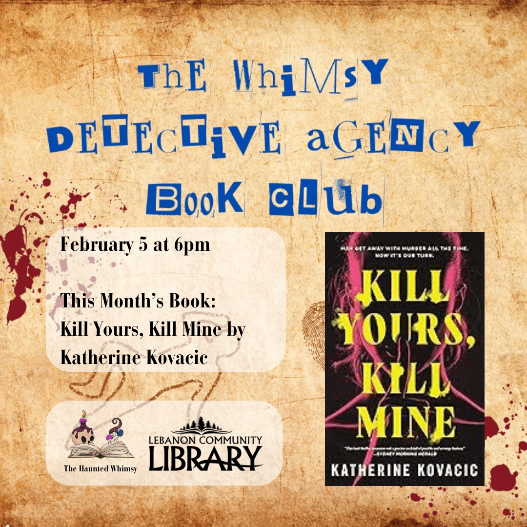 Whimsy Detective Agency Book Club Feb 5