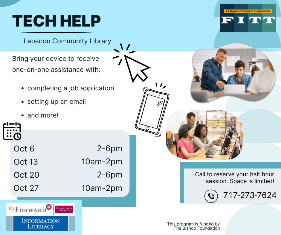 Tech Help Mondays in October