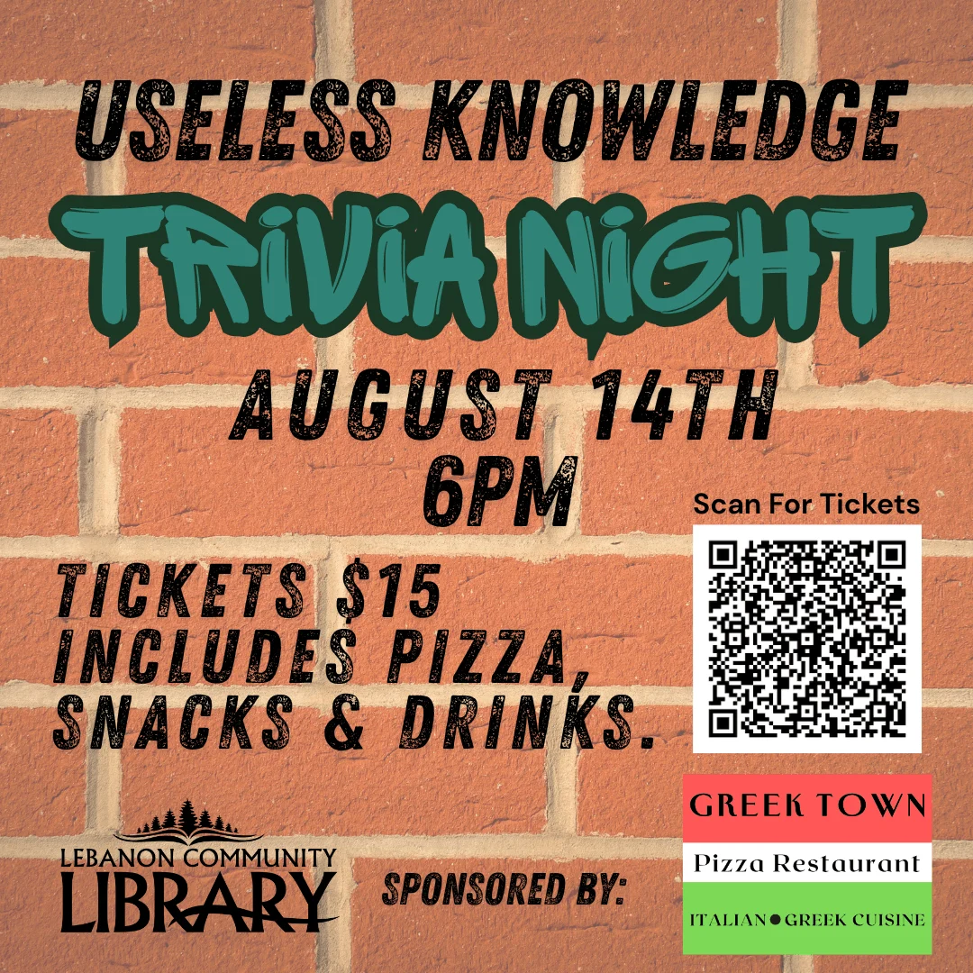 Trivia night August 14