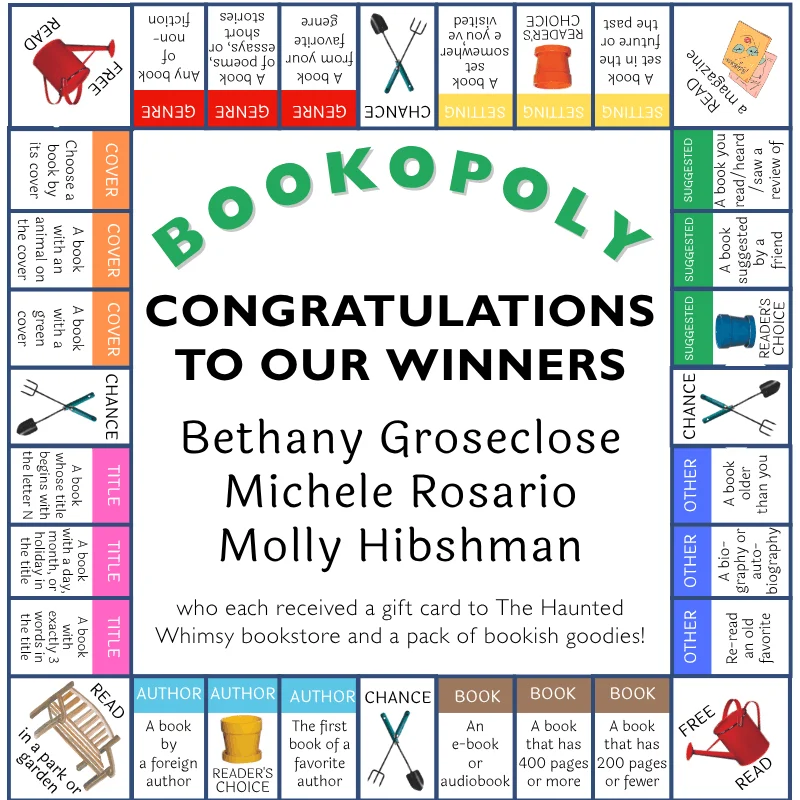 Bookopoly winners!